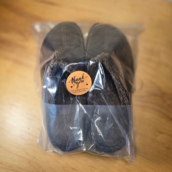 Born BOC Sz 7 Brown Suede  and Leather Faux Fur Slip on Clog Comfort Mule - Picture 7 of 7